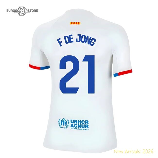 Premium 2023-2024 Barcelona Away Shirt (Kids) (F De Jong 21)