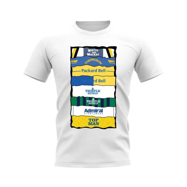 Leeds Shirt Sponsor History T-shirt (White)