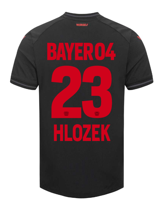 Bayer 04 Leverkusen HLOZEK 23 Home Jersey for the 23-24 Season