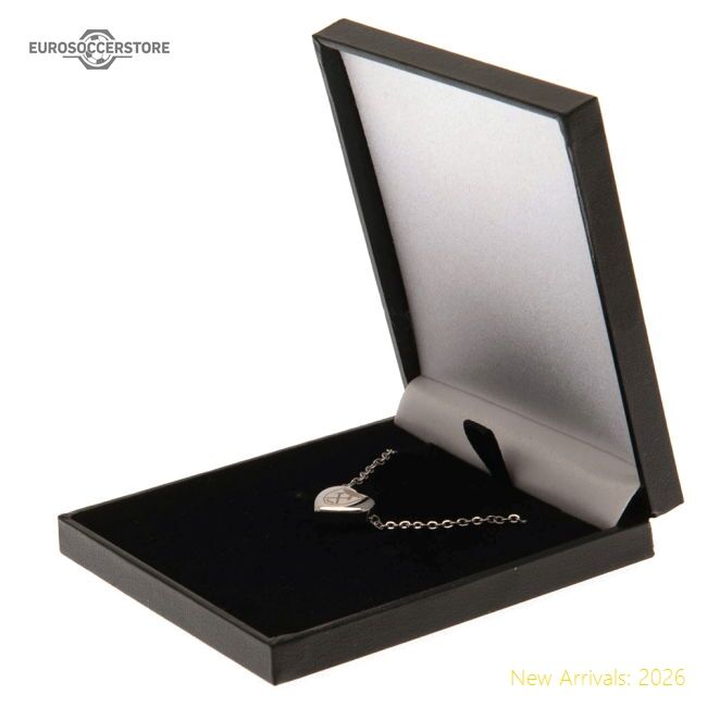 Premium-grade West Ham United Fc Stainless Steel Heart Necklace