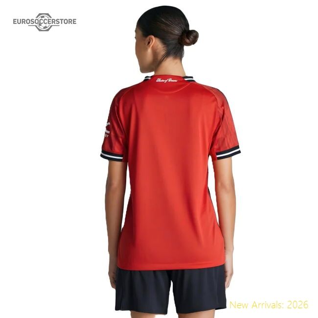 Authentic 2025-2026 Man Utd Authentic Home Shirt (womens) - Premium