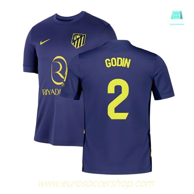 2025-2026 Atletico Madrid Away Shirt (Godin 2)