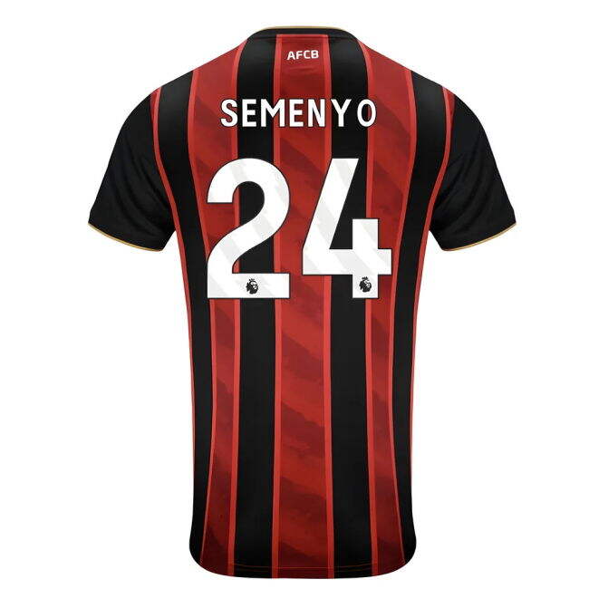 2025-2026 Home Breathable Fabric Soccer Jersey Famous Semenyo 24#246