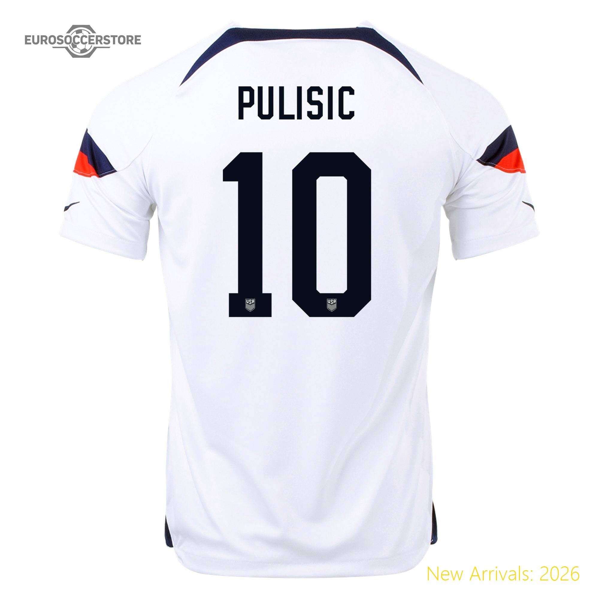 League Approved Kids Usa Christian Pulisic Home Top-grade Jersey 2022
