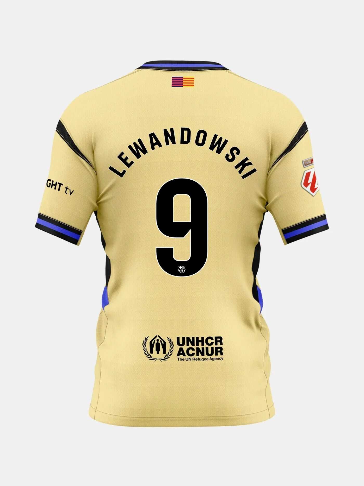BarcelonaxKobe Bryant Lewandowski #9 Away 2025/26 Soccer Jersey - La L