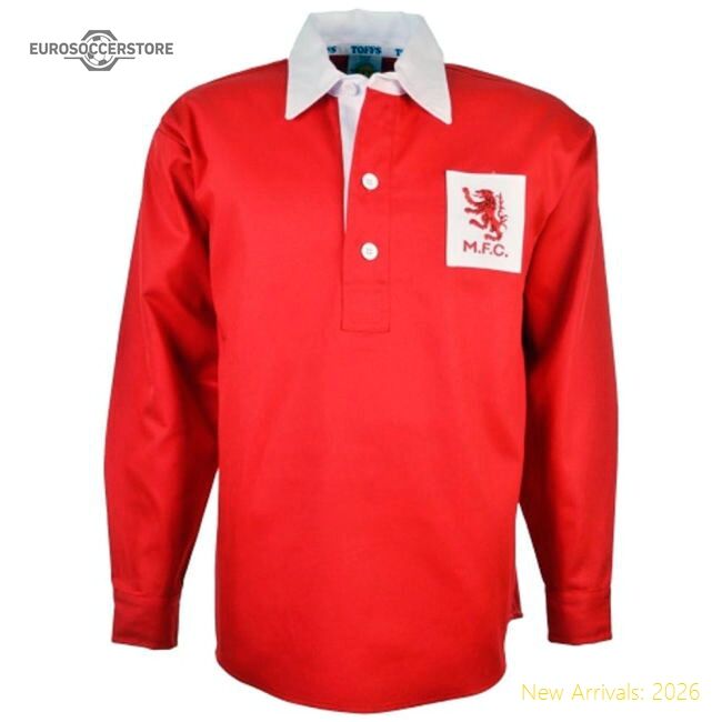 Official Middlesbrough 1940s Retro Football Shirt - Premium Quality