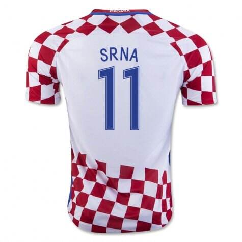 Croatia Home 2016 Srna 11 Soccer Jersey Shirt - Official Replica 14656