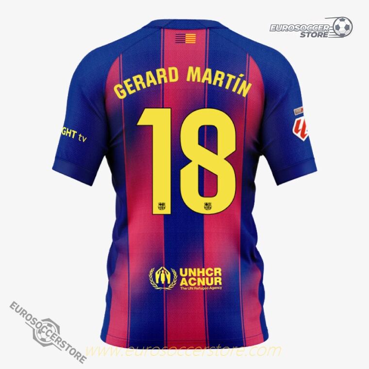 Barcelona x Ed Sheeran El Clásico GERARD MARTÍN 18 Jersey 25-26 (Player Version)