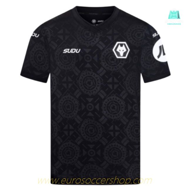 2025-2026 Wolves Goalkeeper Home Shirt (Black) - Kids (King 40)