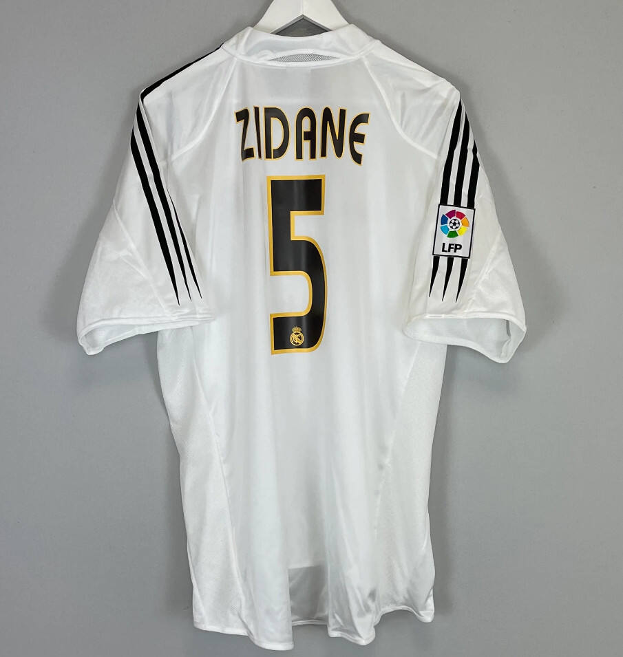 ZIDANE 5 Real Madrid 0405 Home Retro Shirt - Official Replica 27784