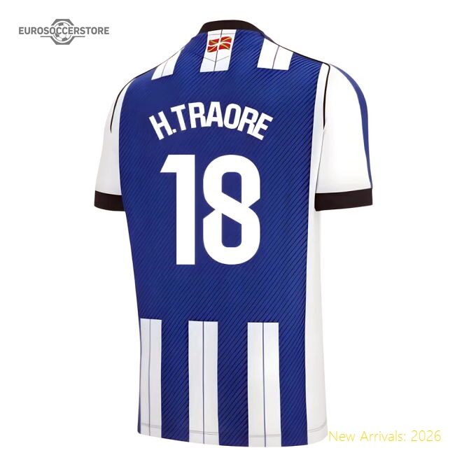 Pro-level La Liga Team Home H.traore Jersey 2025-2026 Quick-dry