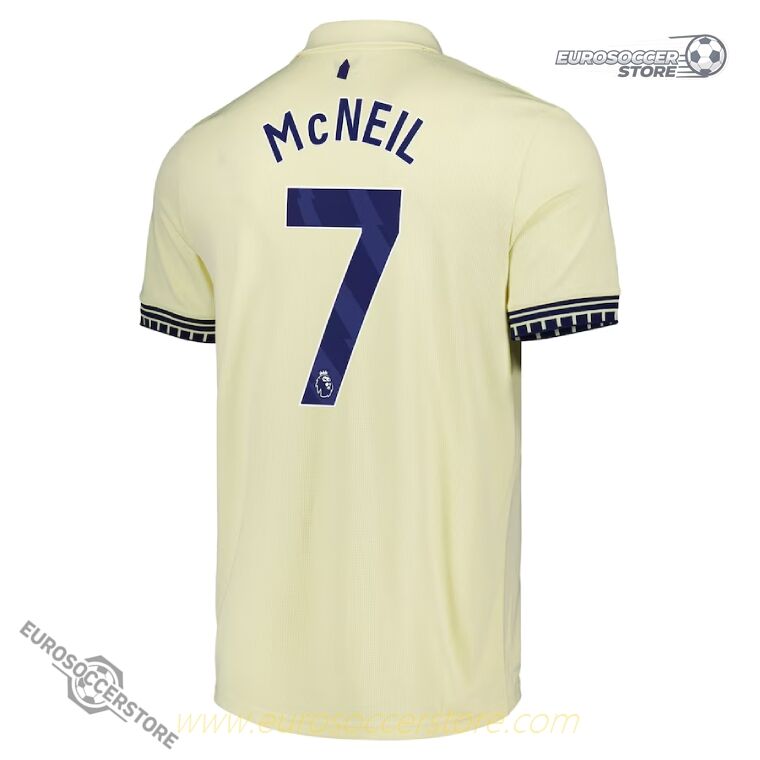 Everton 25-26 Season Away Jersey with MCNEIL 7 Printing