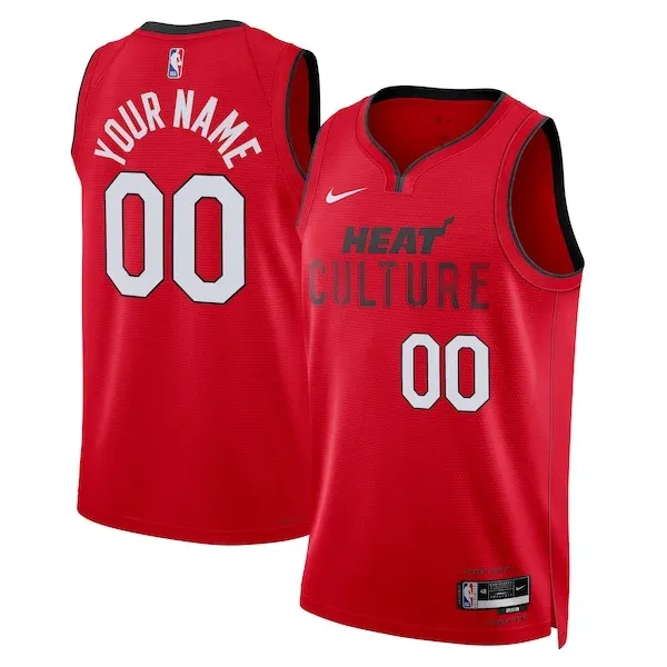Miami Heat MIA Swingman Jersey - fashionable Basketball - Red