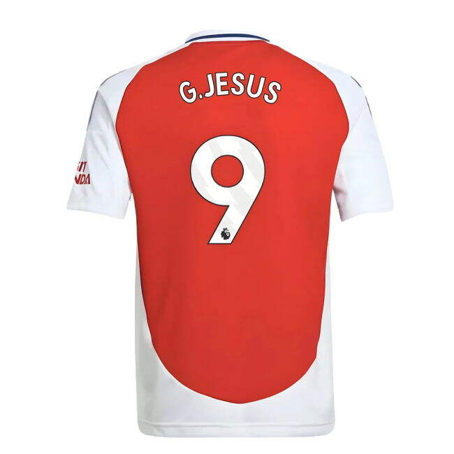 Fervent Arsenal Arsenal Home Shirt Kids G Jesus #9 High Performanc...