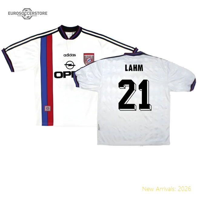 Top-grade Bayern Munich 1996-98 Road Jersey ((very Good) S) (lahm 21)
