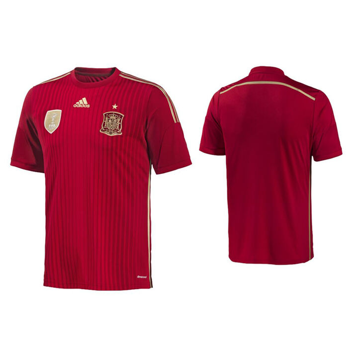 Spain Fans Need This Adidas Home Jersey 14/15 - economical licensed