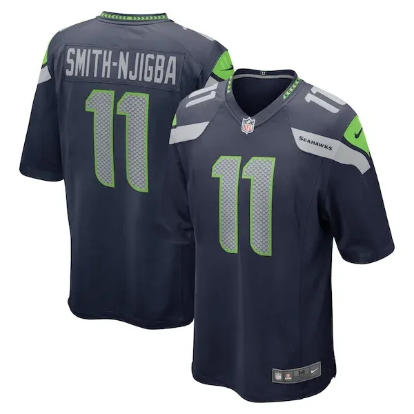 Top-Grade SEA Seahawks Game Jersey - Navy | NFL Fan Apparel | NFL Foot