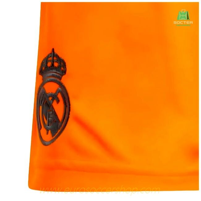 2024-2025 Real Madrid Away Shorts (Orange)
