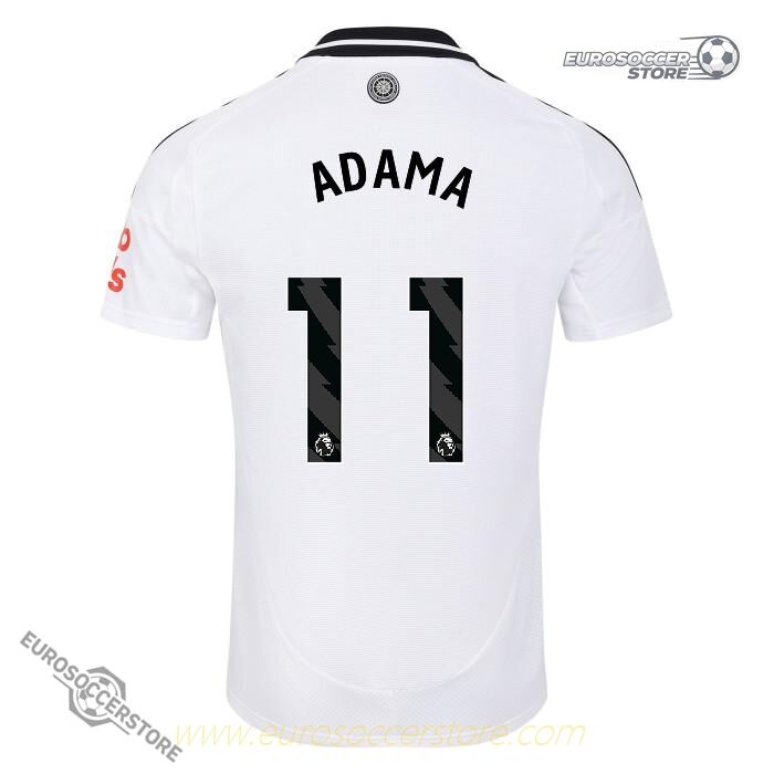 Fulham 24-25 Season Home Jersey with ADAMA 11 Printing