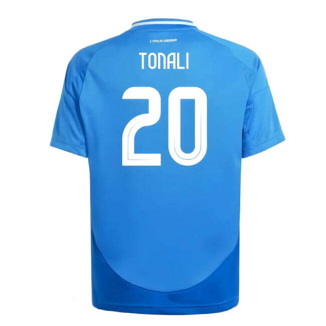 2024-2025 Italy Home Shirt (Kids) (Tonali 20) Authentic