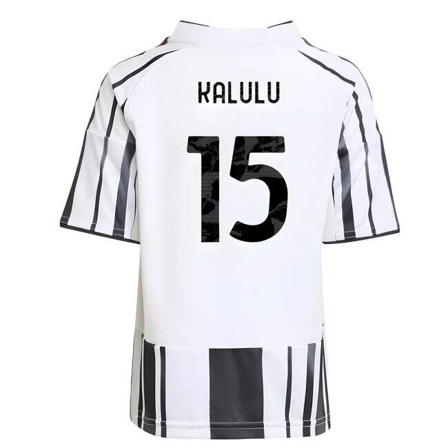 2025-2026 Juventus Mini Home Kit (Kalulu 15) Moisture Wicking