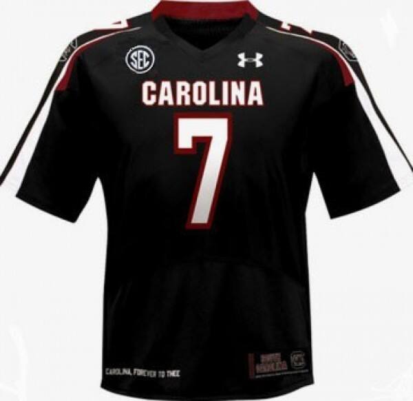 South Carolina Gamecocks Jadeveon Clowney #7 Black Youth(Kids) Jersey Under Armour