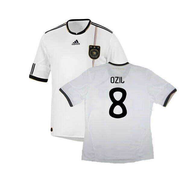 Minimalist Germany 2010-11 Home Shirt ((Good) S) (OZIL 8) Generous