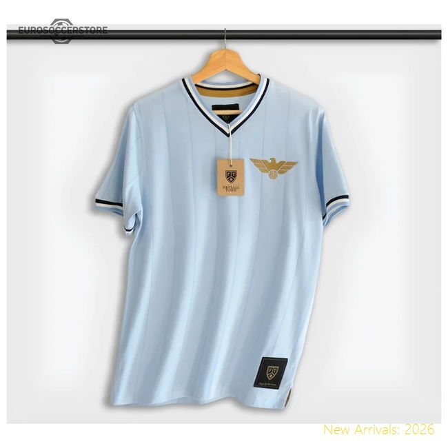 High-Quality Official Lazio Aquila Home Retro Football Shirt