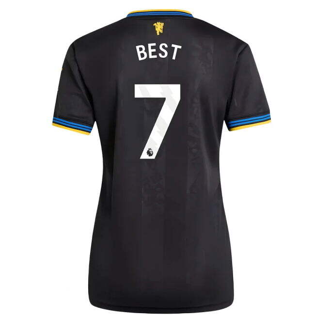 Football Man Utd Authentic Third Shirt Womens Best #7 Match Qualit...