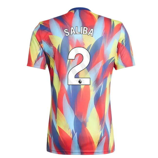 2025-2026 Arsenal Pre-Match Kit (Victory Blue) (Saliba 2)