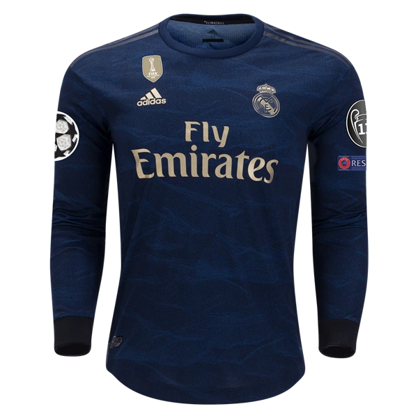 Eden Hazard Real Madrid Away 2019-20 LS Soccer Jersey Shirt - Hazard