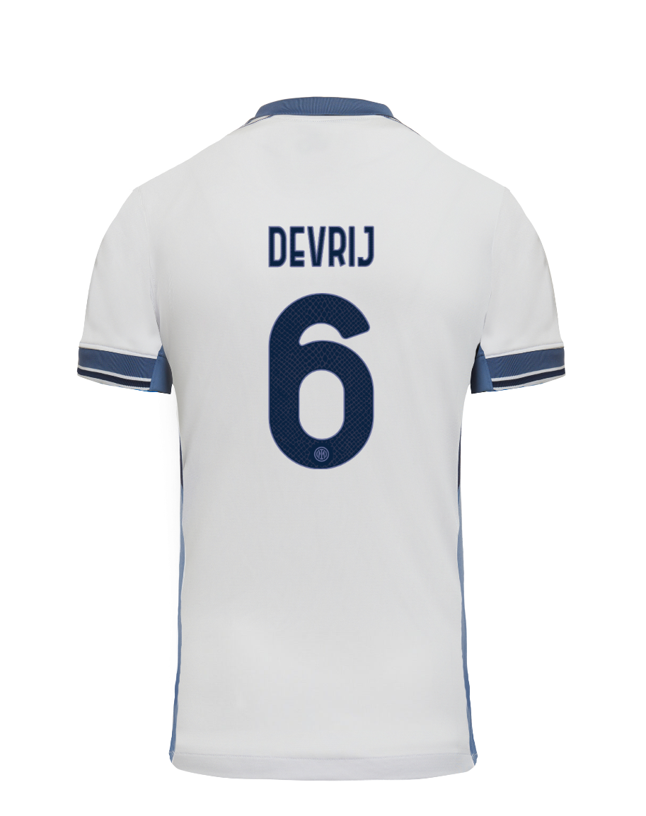 DEVRIJ 6 Inter Milan Away Jersey for the 24-25 Season