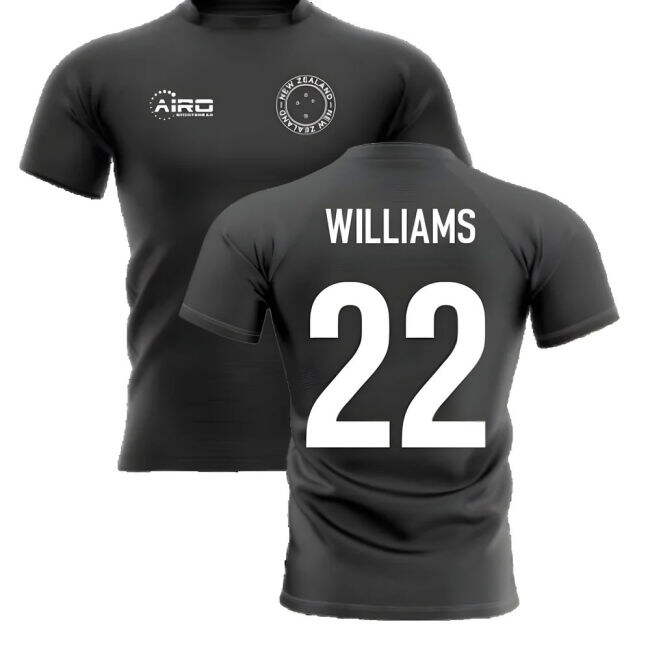 2025-2026 New Zealand Home Concept Rugby Shirt (Williams 22)