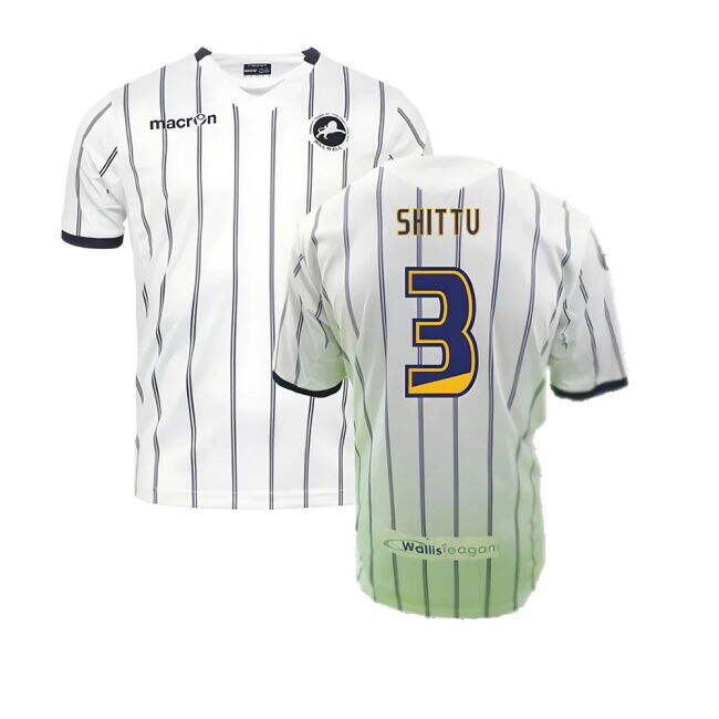 Millwall 2013-14 Away Shirt ((Good) XXL) (Shittu 3) - high quality