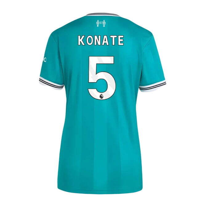 Liverpool Third Soccer Shirt 2025-20 Konate 5 L M Women S
