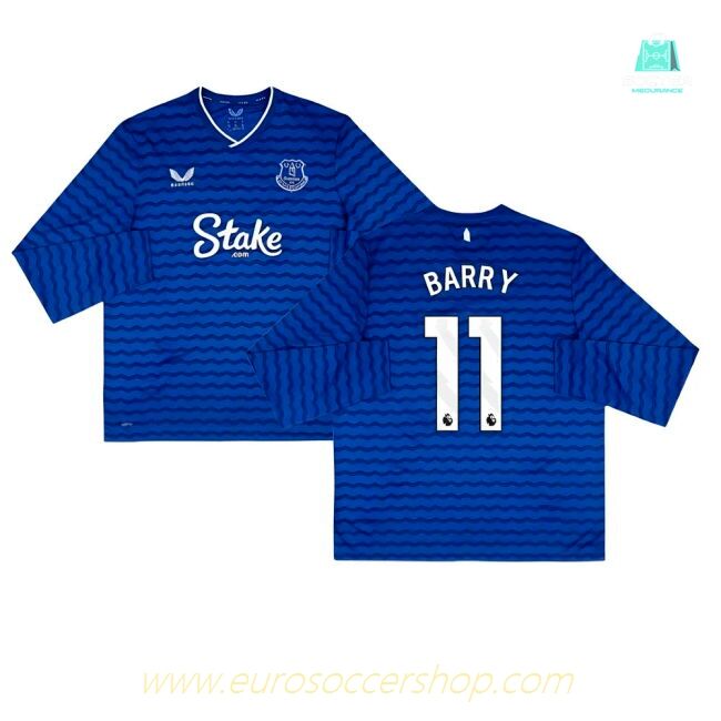 2025-2026 Everton Home Long Sleeve Shirt (Barry 11)