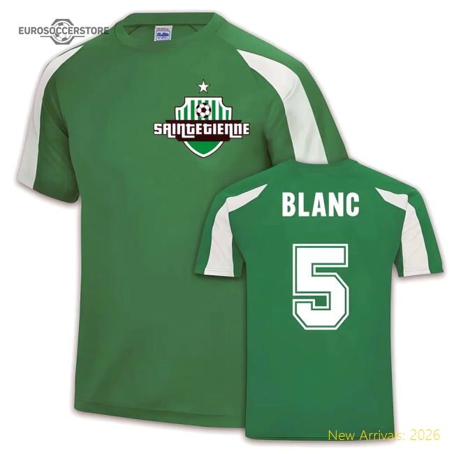 Fan-Favorite Saint Etienne Sports Training Jersey (Laurent Blanc 5)