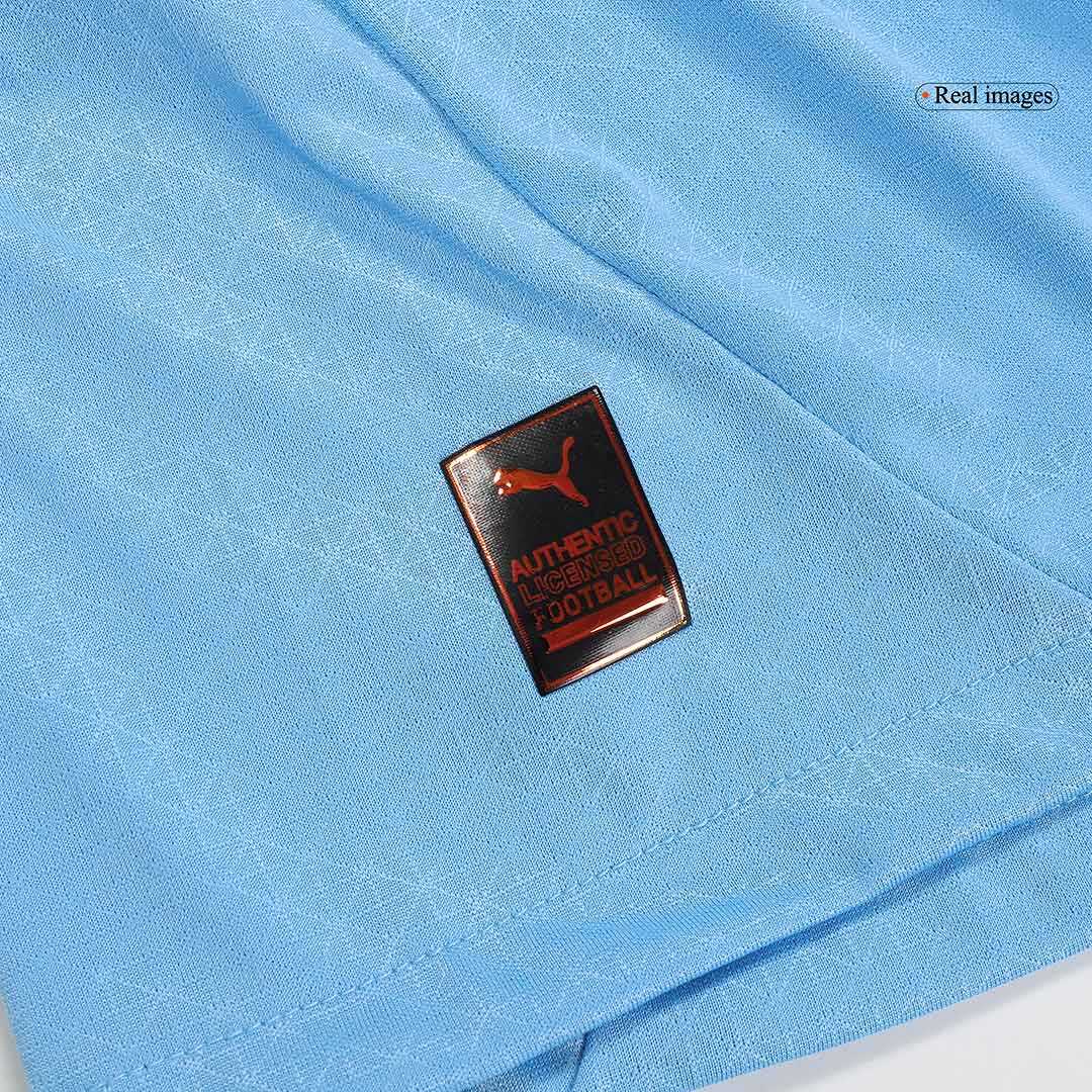 Manchester City Home Authentic Soccer Jersey