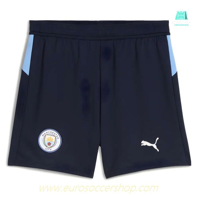 2025-2026 Man City Home Shorts Clash (Navy) - Kids