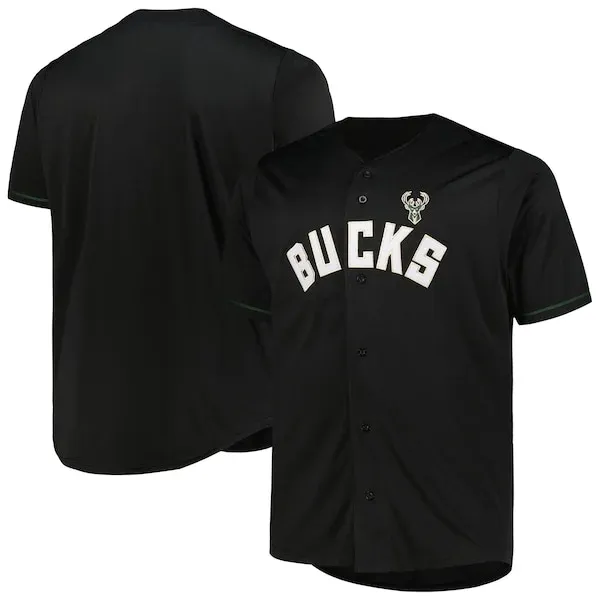Milwaukee Bucks MIL Jersey - top-tier vintage - Black workout