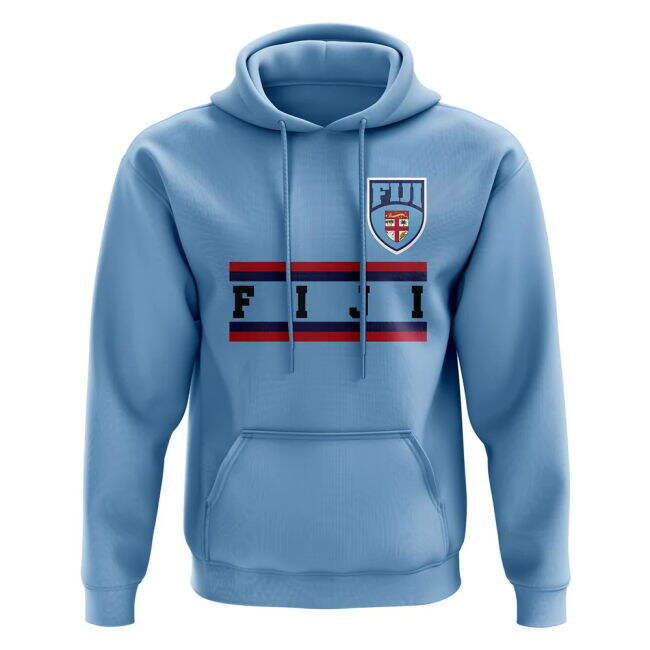 Limited-Edition Aero-Dynamic Fiji Core Football Country Hoody (Sky)