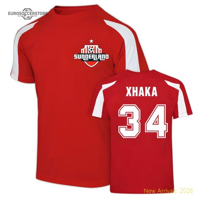 Top-grade Granit Xhaka Sunderland Sports Practice Jersey (red)