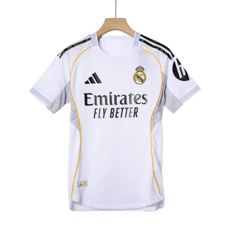 Player Version Real Madrid Home Soccer Jersey 2025/26 Authentic Kit