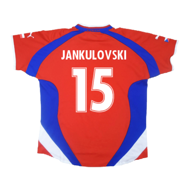 Jankulovski 15 Unique Czech Republic Home Rare Jersey 2000-2001