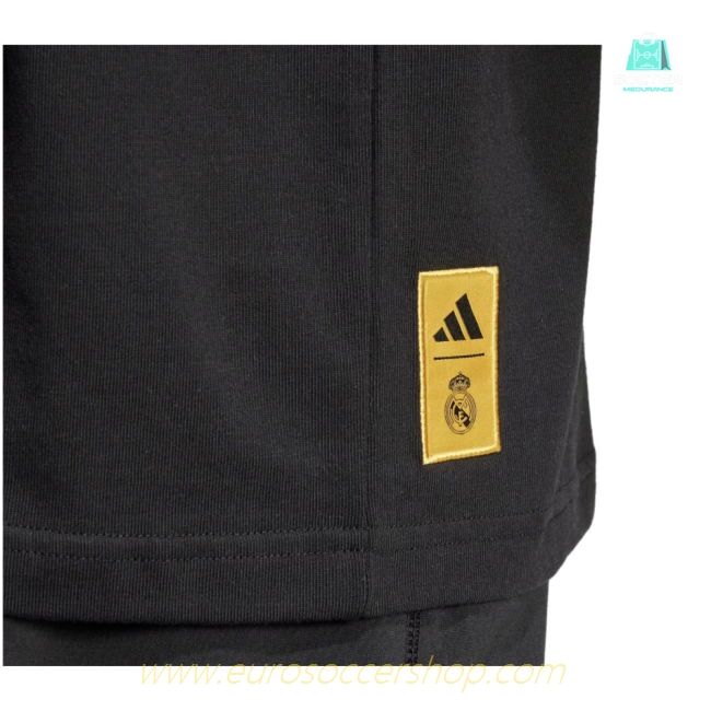 2024-2025 Real Madrid UCL Heavy Cotton Tee (Black)