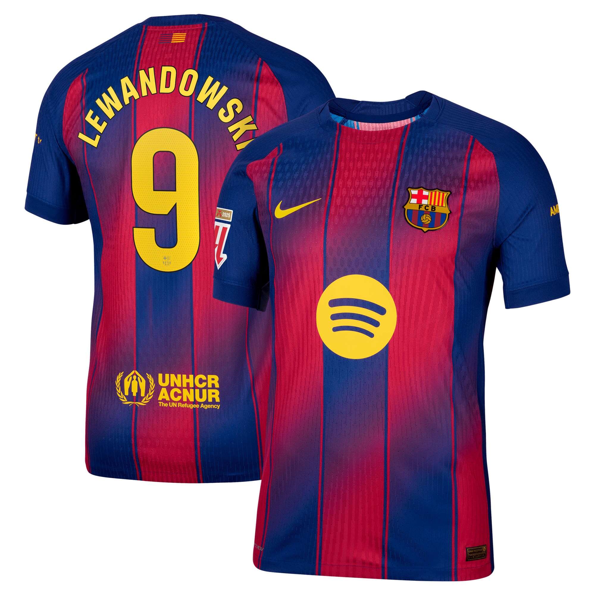 Barca Men's 2025 Durable Authentic - Football Jersey - Best Deal