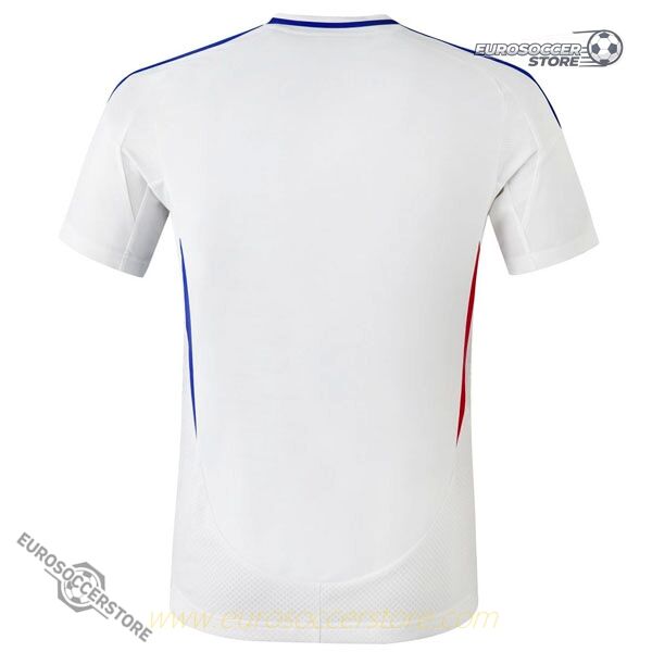 Olympique Lyonnais Lyon Home Football Jersey for the 24-25 Season