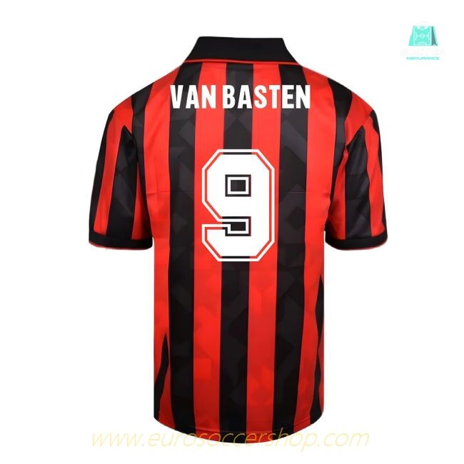 AC Milan 1994 Home Retro Shirt (VAN BASTEN 9)