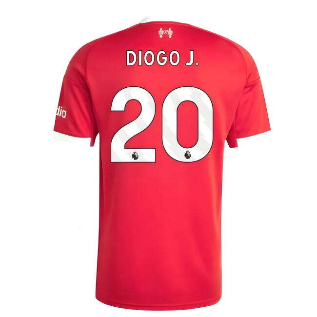 Genuine Liverpool 2025-2026 Liverpool Home Shirt (Diogo J. 20)