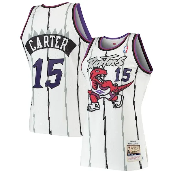 Vince Carter TOR Authentic Jersey - genuine NBA - White training